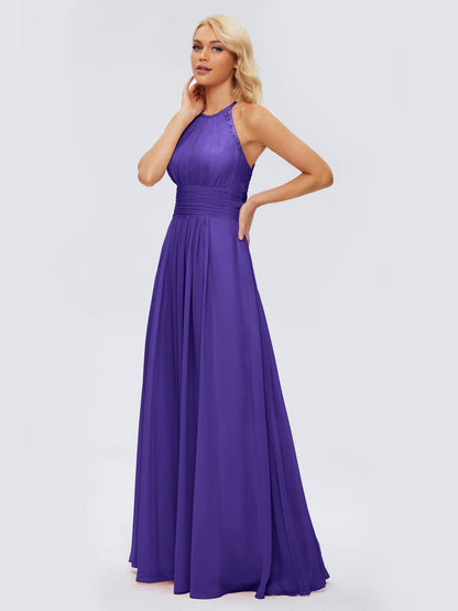Arya Halter Chiffon Bridesmaid Dresses