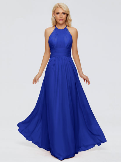 Arya Halter Chiffon Bridesmaid Dresses