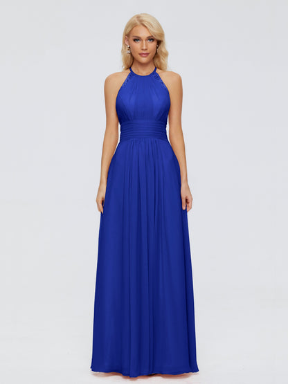 Arya Halter Chiffon Bridesmaid Dresses