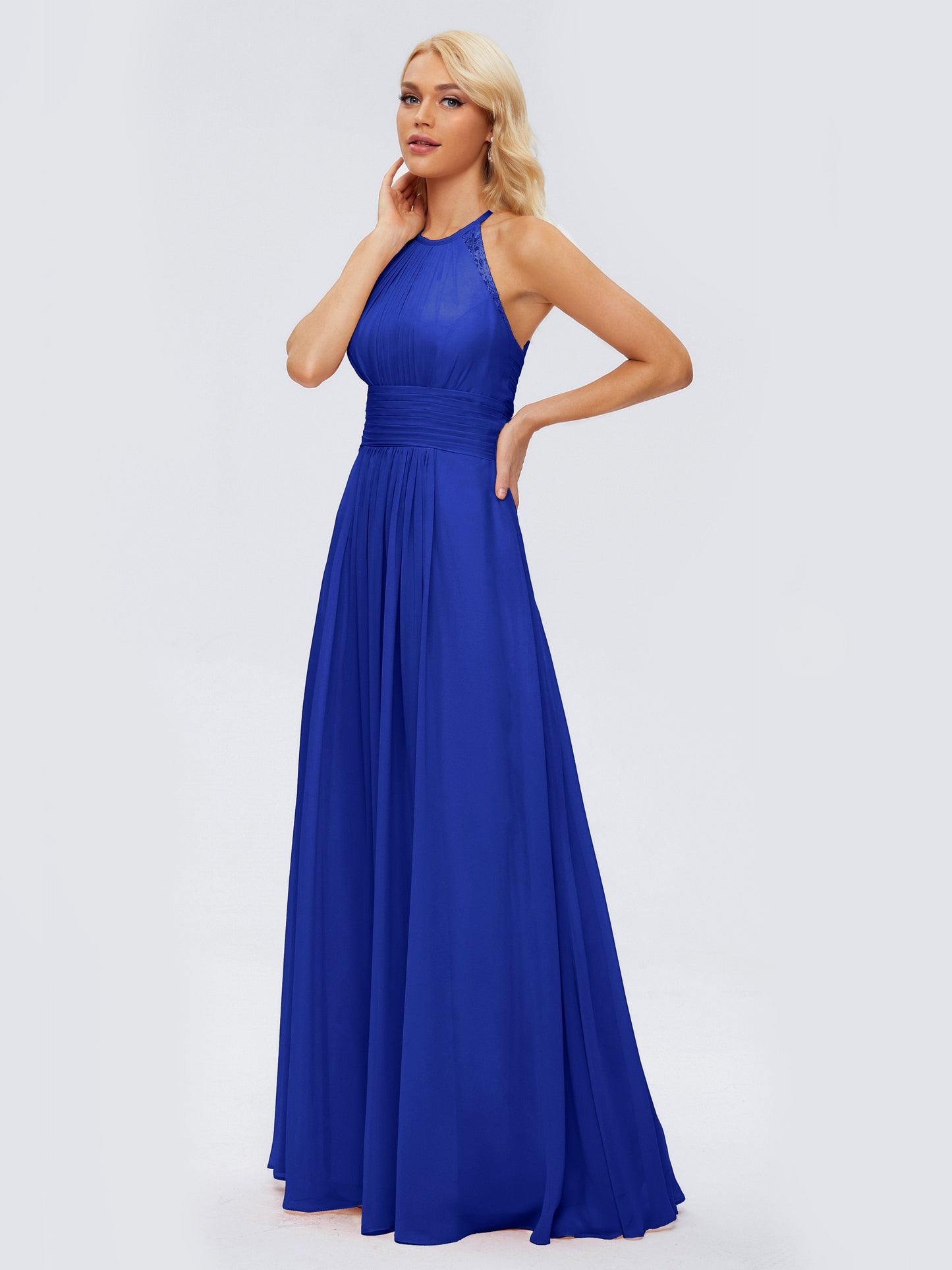 Arya Halter Chiffon Bridesmaid Dresses