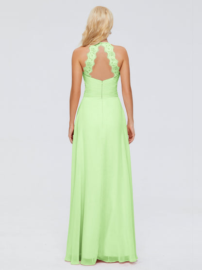 Arya Halter Chiffon Bridesmaid Dresses