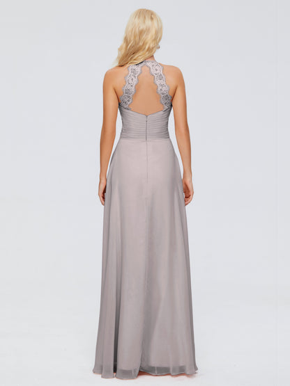 Arya Halter Chiffon Bridesmaid Dresses