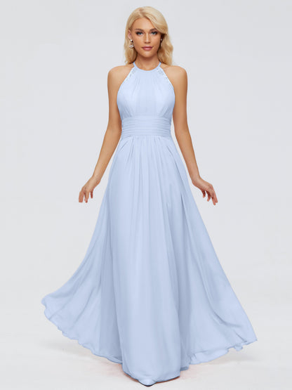 Arya Halter Chiffon Bridesmaid Dresses