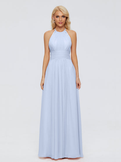 Arya Halter Chiffon Bridesmaid Dresses