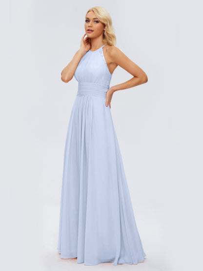 Arya Halter Chiffon Bridesmaid Dresses
