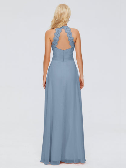 Arya Halter Chiffon Bridesmaid Dresses