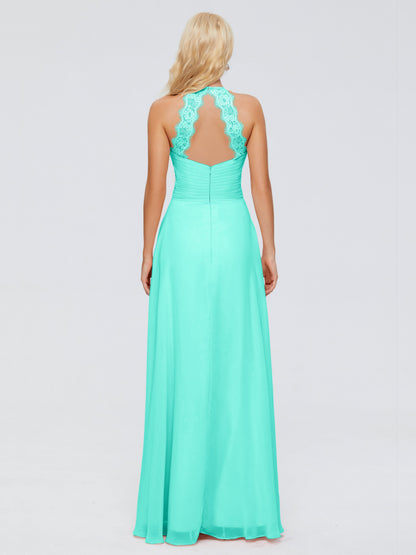 Arya Halter Chiffon Bridesmaid Dresses