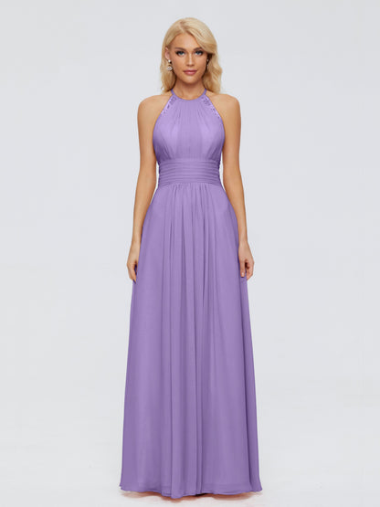 Arya Halter Chiffon Bridesmaid Dresses