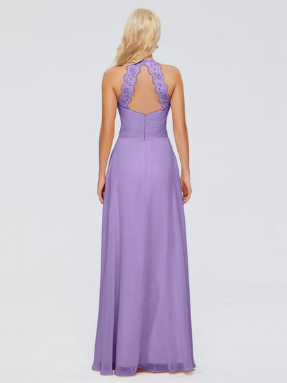 Arya Halter Chiffon Bridesmaid Dresses