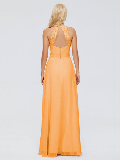 Arya Halter Chiffon Bridesmaid Dresses
