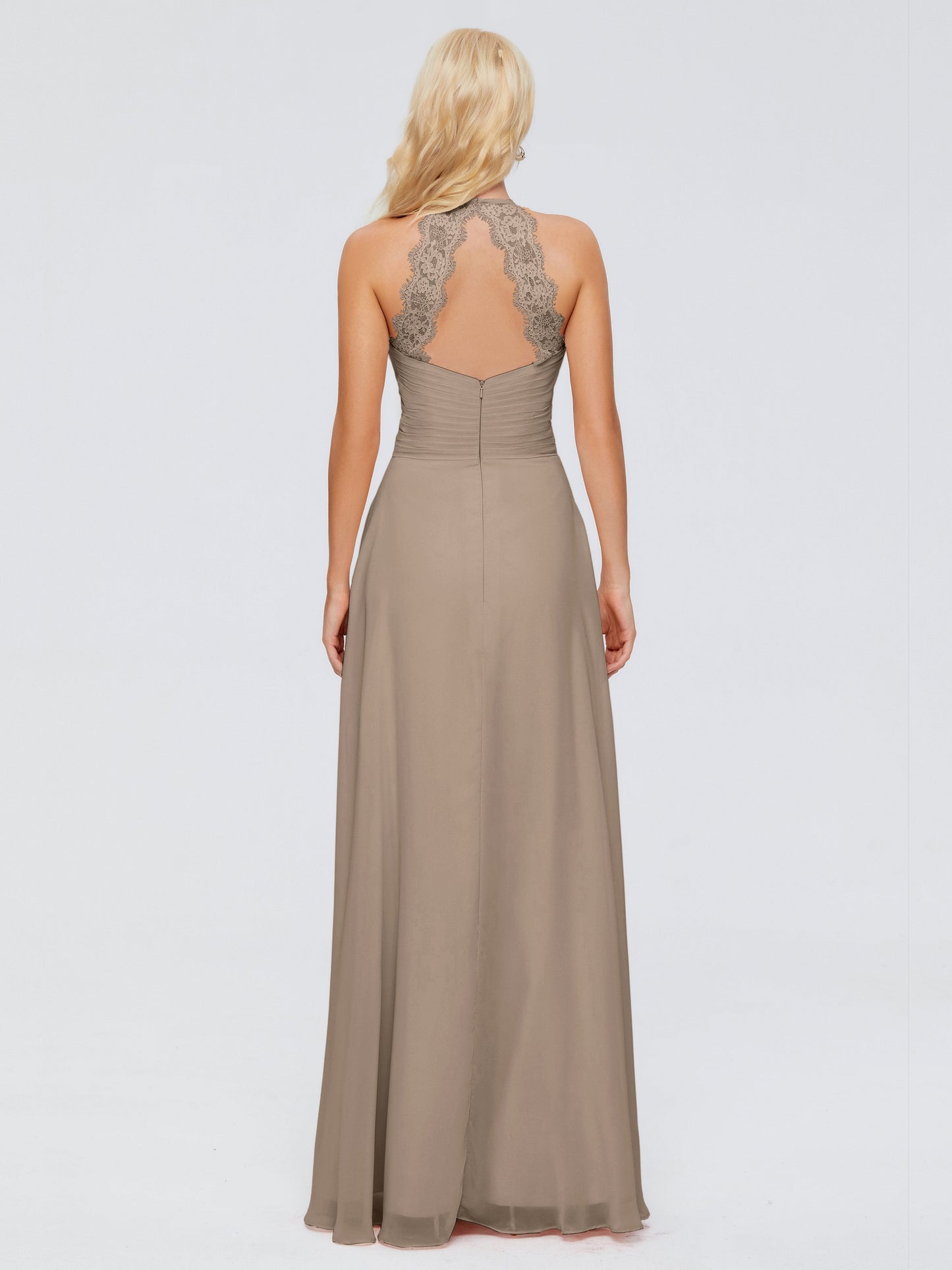 Arya Halter Chiffon Bridesmaid Dresses
