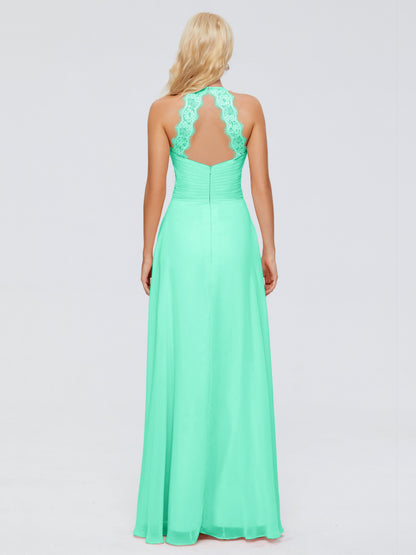 Arya Halter Chiffon Bridesmaid Dresses