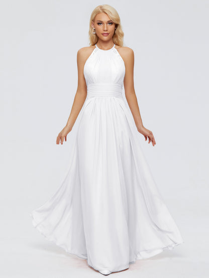 Arya Halter Chiffon Bridesmaid Dresses