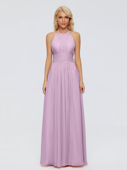 Arya Halter Chiffon Bridesmaid Dresses