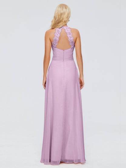 Arya Halter Chiffon Bridesmaid Dresses
