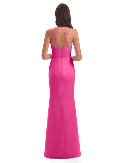 Aryanna Hourglass Spaghetti Straps Chiffon Bridesmaid Dresses