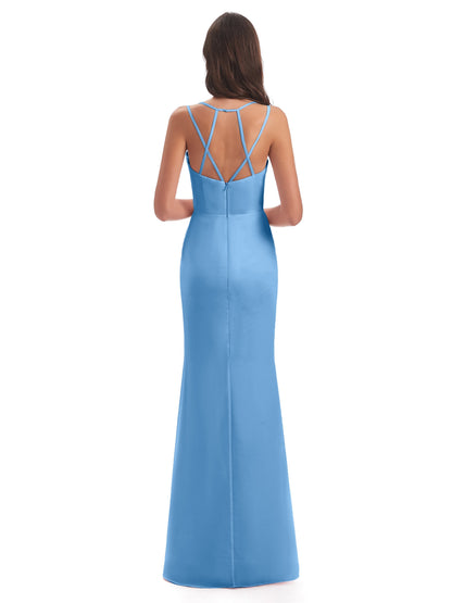 Aryanna Hourglass Spaghetti Straps Chiffon Bridesmaid Dresses
