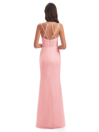 Aryanna Hourglass Spaghetti Straps Chiffon Bridesmaid Dresses