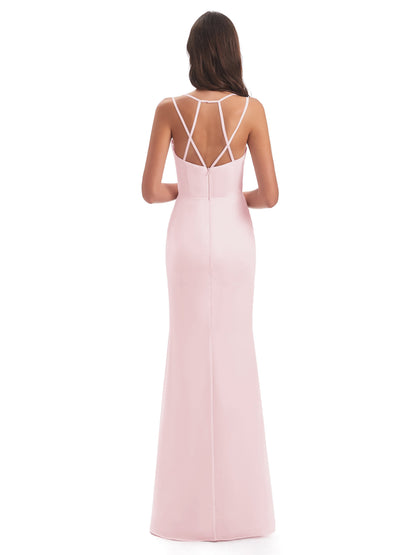 Aryanna Hourglass Spaghetti Straps Chiffon Bridesmaid Dresses