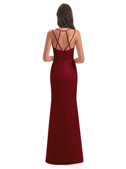 Aryanna Hourglass Spaghetti Straps Chiffon Bridesmaid Dresses