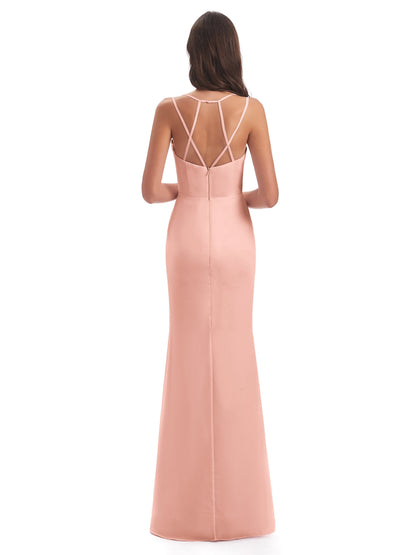 Aryanna Hourglass Spaghetti Straps Chiffon Bridesmaid Dresses