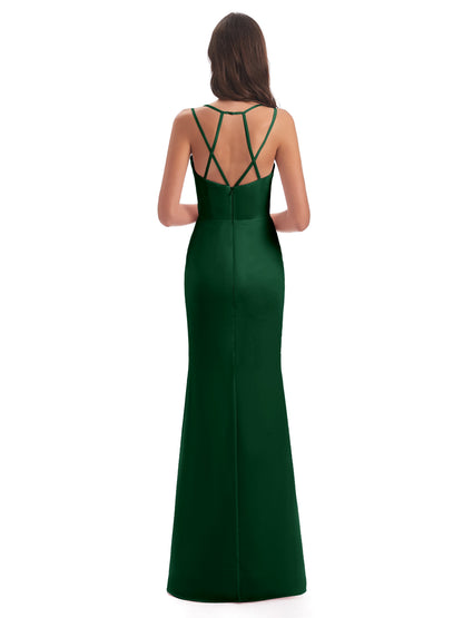 Aryanna Hourglass Spaghetti Straps Chiffon Bridesmaid Dresses