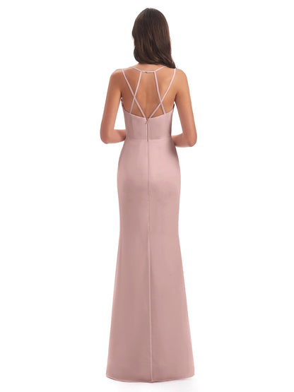 Aryanna Hourglass Spaghetti Straps Chiffon Bridesmaid Dresses