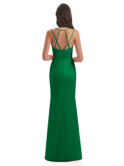 Aryanna Hourglass Spaghetti Straps Chiffon Bridesmaid Dresses