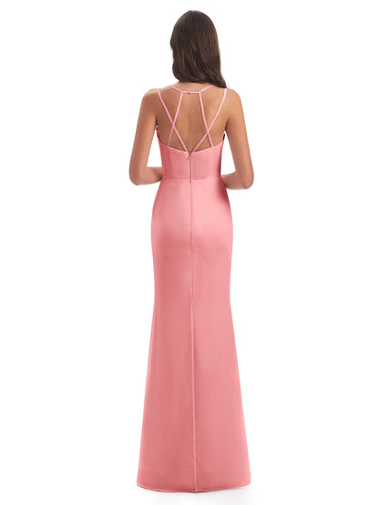 Aryanna Hourglass Spaghetti Straps Chiffon Bridesmaid Dresses