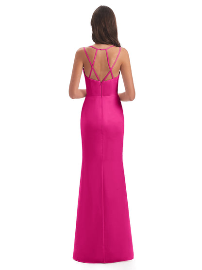 Aryanna Hourglass Spaghetti Straps Chiffon Bridesmaid Dresses