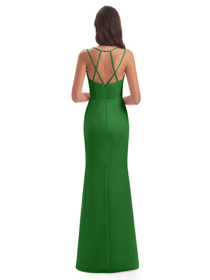 Aryanna Hourglass Spaghetti Straps Chiffon Bridesmaid Dresses