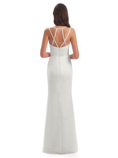 Aryanna Hourglass Spaghetti Straps Chiffon Bridesmaid Dresses