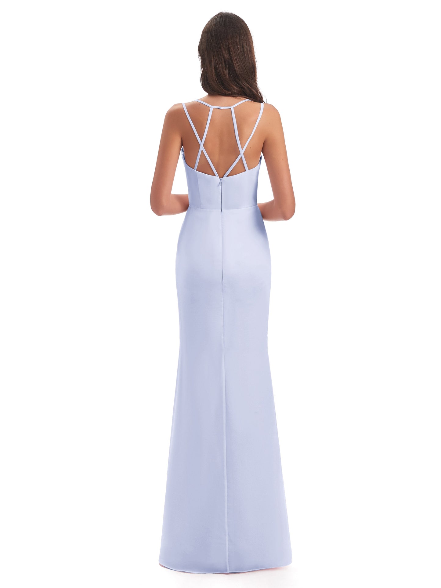 Aryanna Hourglass Spaghetti Straps Chiffon Bridesmaid Dresses