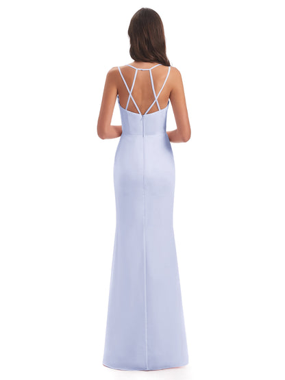 Aryanna Hourglass Spaghetti Straps Chiffon Bridesmaid Dresses
