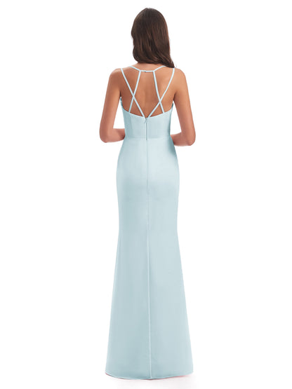 Aryanna Hourglass Spaghetti Straps Chiffon Bridesmaid Dresses