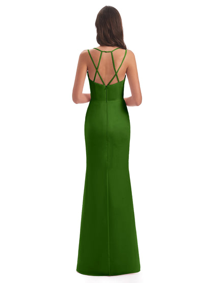 Aryanna Hourglass Spaghetti Straps Chiffon Bridesmaid Dresses