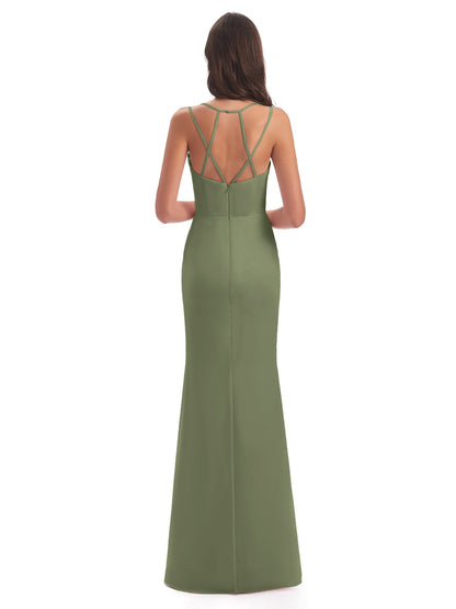 Aryanna Hourglass Spaghetti Straps Chiffon Bridesmaid Dresses