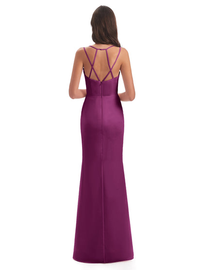 Aryanna Hourglass Spaghetti Straps Chiffon Bridesmaid Dresses