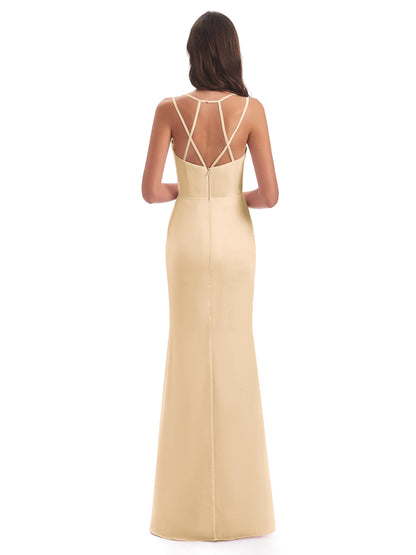 Aryanna Hourglass Spaghetti Straps Chiffon Bridesmaid Dresses