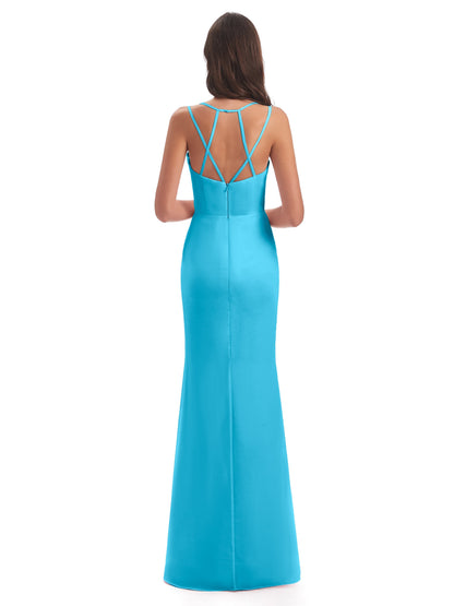 Aryanna Hourglass Spaghetti Straps Chiffon Bridesmaid Dresses