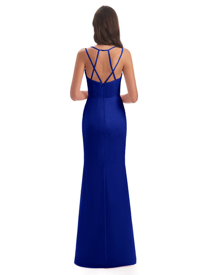 Aryanna Hourglass Spaghetti Straps Chiffon Bridesmaid Dresses