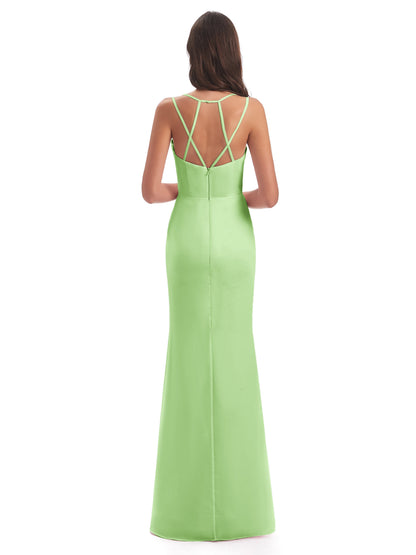 Aryanna Hourglass Spaghetti Straps Chiffon Bridesmaid Dresses