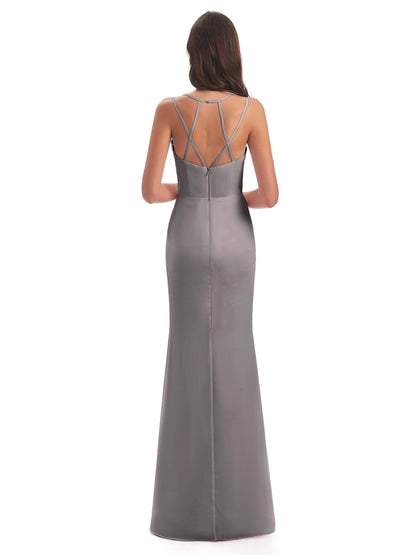 Aryanna Hourglass Spaghetti Straps Chiffon Bridesmaid Dresses