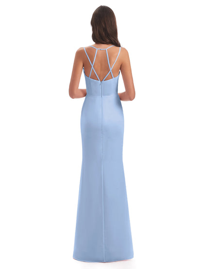 Aryanna Hourglass Spaghetti Straps Chiffon Bridesmaid Dresses