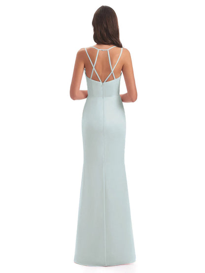 Aryanna Hourglass Spaghetti Straps Chiffon Bridesmaid Dresses