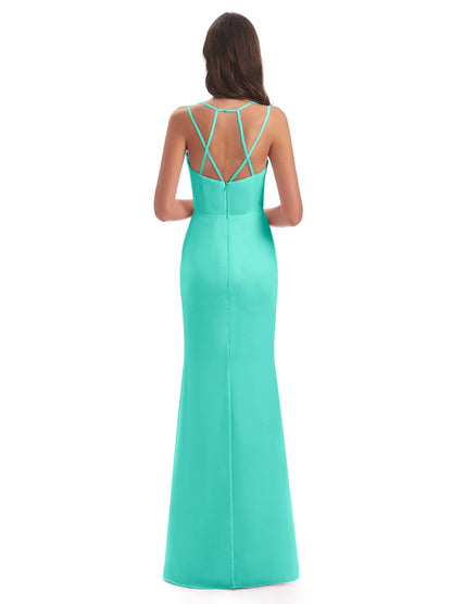 Aryanna Hourglass Spaghetti Straps Chiffon Bridesmaid Dresses