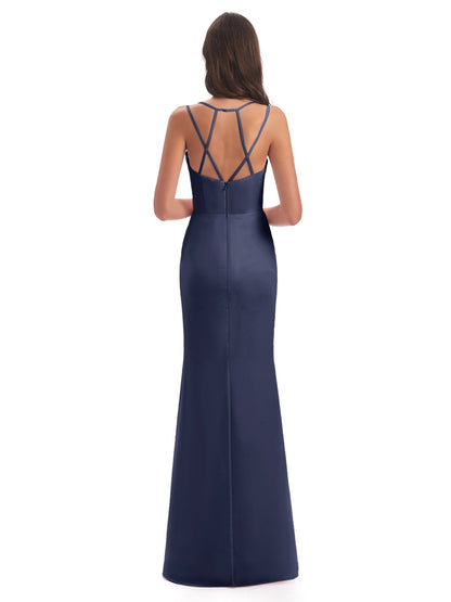 Aryanna Hourglass Spaghetti Straps Chiffon Bridesmaid Dresses