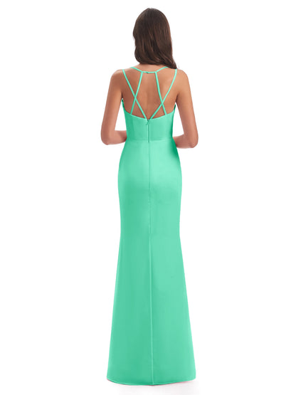 Aryanna Hourglass Spaghetti Straps Chiffon Bridesmaid Dresses