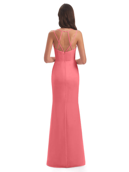 Aryanna Hourglass Spaghetti Straps Chiffon Bridesmaid Dresses