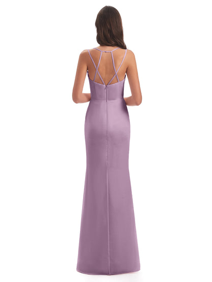 Aryanna Hourglass Spaghetti Straps Chiffon Bridesmaid Dresses
